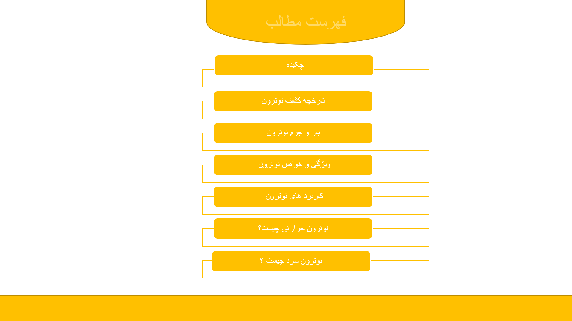 پاورپوینت در مورد نوترون ها 